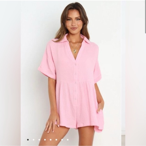 Petal & Pup Pants - Petal & Pup Light Pink Romper